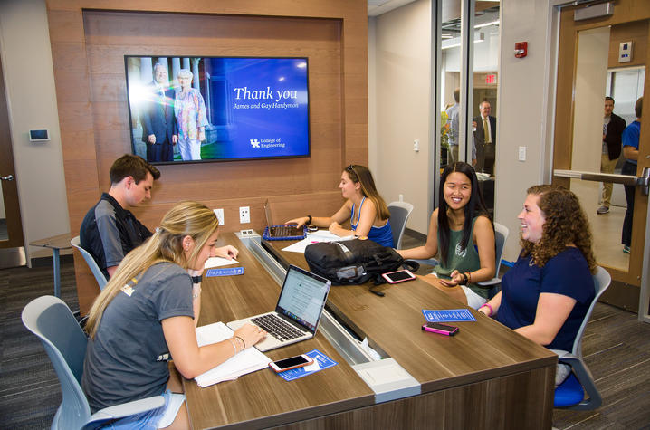 UK College of Engineering holds reception dedicating James and Gay Hardymon Center for Student Success - 3rd floor F. Paul Anderson Tower.