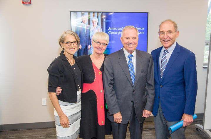 President Eli Capilouto and Dr. Mary Lynne Capilouto with James and Gay Hardymon.