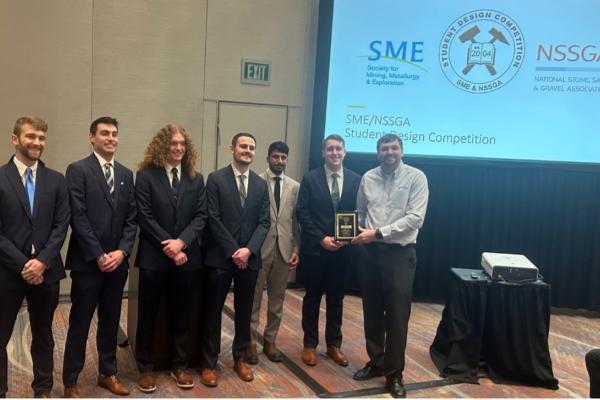 Mining students at NSSGA Student Design Competition